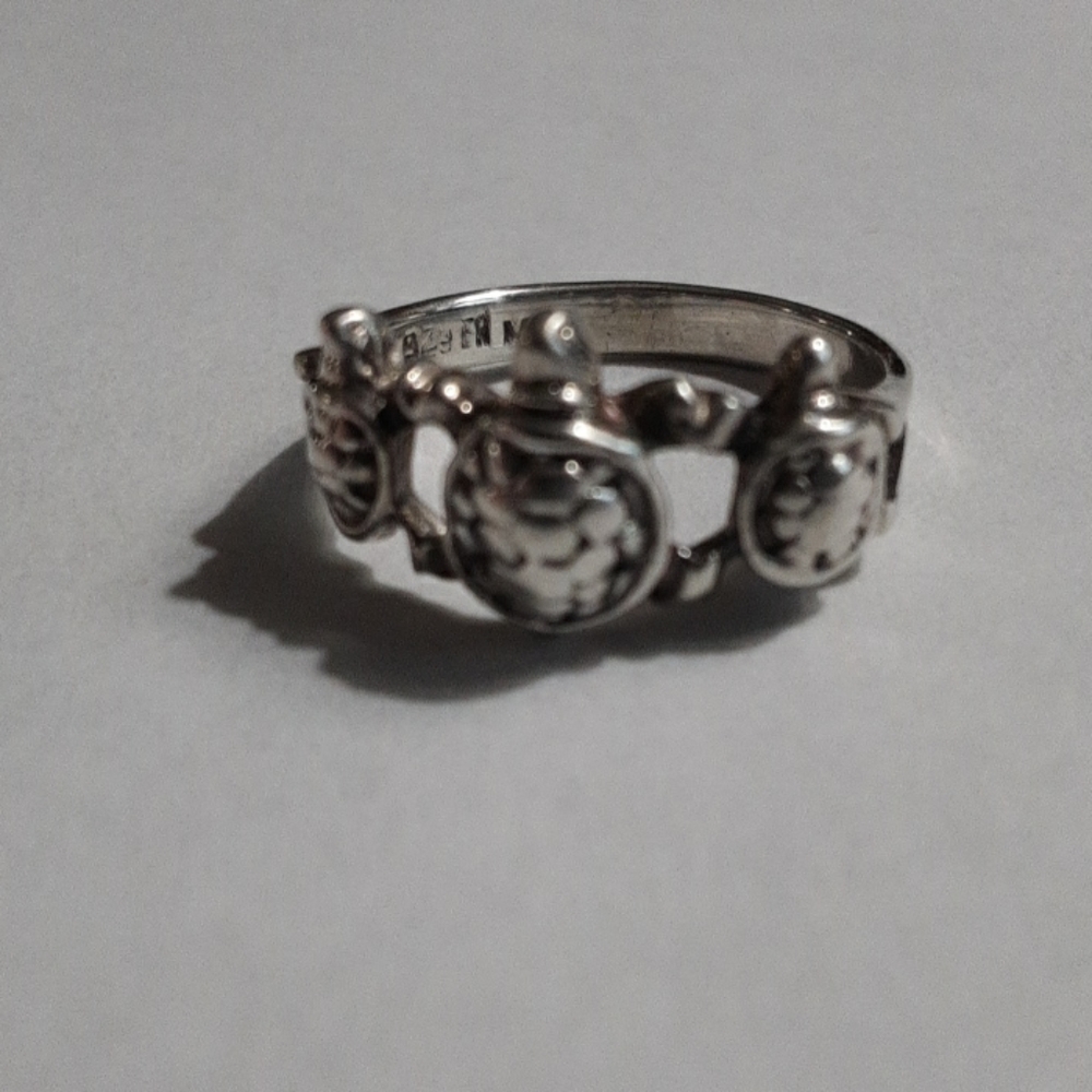 Turtle. 925 Sterling Silver Ring - image 1
